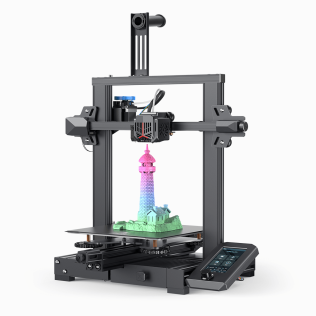 3D принтер Creality Ender-3 V2 neo, размер печати 220x220x250mm, FDM, PLA/ABS/TPU/PETG, USB/TF Card, 350W (набор для сборки)