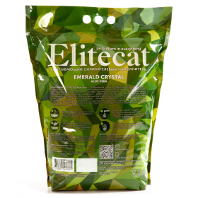ELITECAT Наполнитель впитывающий силикагель "Emerald Aloe Vera", 7.6л