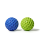 SkyRus Игрушка для собак резиновая "Шестигранный мячик", салатовая, 5.5х5.5х5.5см