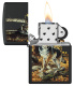 Зажигалка ZIPPO Linda Picken с покрытием Black Matte, латунь/сталь, черная, матовая, 38x13x57 мм