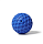 SkyRus Игрушка для собак резиновая "Шестигранный мячик", синяя, 8х8х8см