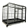 DUVO+ Клетка на колесах для животных до 48кг, "Heavy Duty Crate", две двери, чёрная, 108х71х78см