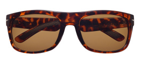 Очки солнцезащитные ZIPPO, унисекс, коричневые, оправа из поликарбоната, поляризационные линзы