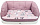 ANTEPRIMA Диван - лежак для животных "Francine", розовый с собачками, S, (60х50х30см) (Италия)