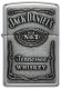 Зажигалка ZIPPO Jack Daniels® с покрытием High Polish Chrome, латунь/сталь, серебристая, 38x13x57 мм