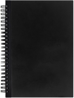 Ежедневник Notera Maxi, недатированный, черный