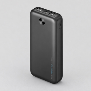Внешний АКБ NRG Power V2 10000 мА-ч, 2A, 2xUSB, черный, Deppa