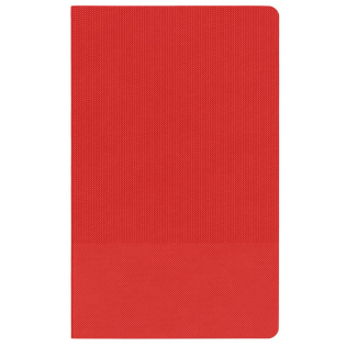 Ежедневник Knit, недатированный, красный
