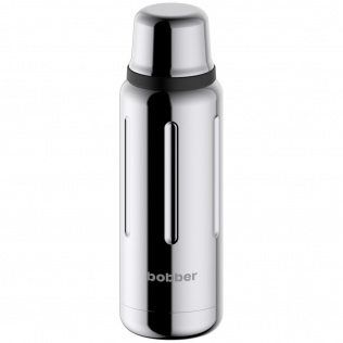 Термос Flask 470, вакуумный, стальной зеркальный