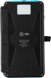 Внешний аккумулятор (Power Bank) Cactus CS-PBFSPT-10000,  10000мAч,  черный