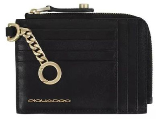Портмоне Piquadro Ray, кожа натуральная, черный  [pp5910s126r/n]