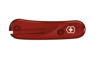 Передняя накладка для ножей VICTORINOX 85 мм, пластиковая, полупрозрачная красная