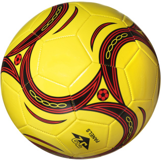 Мяч футбольный Junfa Подковы желтый 23 см