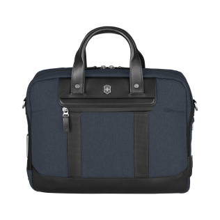 Портфель VICTORINOX Architecture Urban2 15" Briefcase 15'', синий, полиэстер/кожа, 42x13x31 см, 16 л