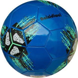Мяч футбольный Junfa Соты синий 23 см