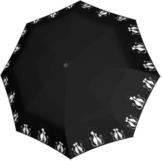 Зонт автоматический Doppler Fiber Magic 5 x 5 x 29 см Черный