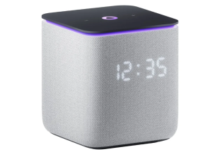 Умная колонка Яндекс Станция Миди с Алисой, с Zigbee, 24Вт, серый/grey, YNDX-00054 Yandex