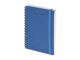 Ежедневник недатированный на гребне А5 Pragmatic, синий (Р)