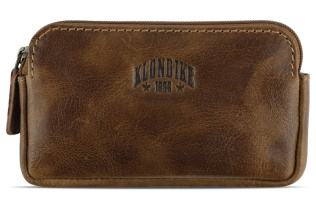 Ключница KLONDIKE MOUNTAIN «Tommy», натуральная кожа в коньячном цвете, 12,5 х 7,5 х 1,5 см