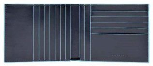 Кошелек мужской Piquadro Blue Square, кожа натуральная, синий  [pu1241b2r/blu2]