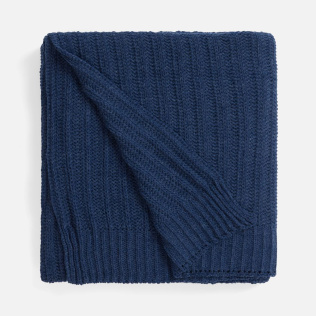 Плед Termoment, синий меланж