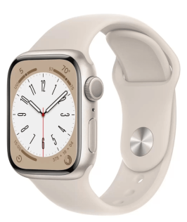 Часы Apple Watch Series 8 GPS 41mm Starlight Aluminium Case S/M, A2770