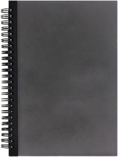 Ежедневник Notera Maxi, недатированный, серый