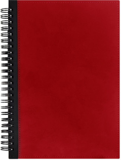 Ежедневник Notera Maxi, недатированный, красный