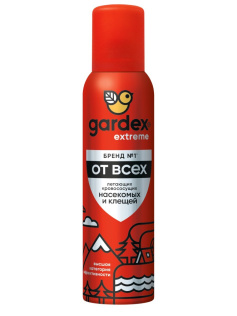 Gardex Extreme Аэрозоль от всех летающих кровососущих насекомых и клещей 150 мл