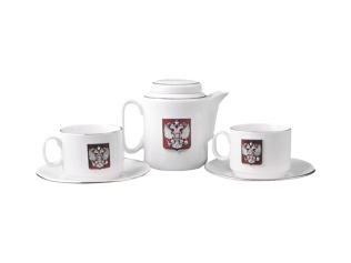 Чайный набор Россия (белый)