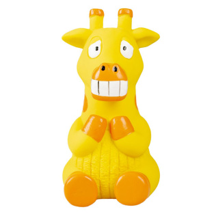 DUVO+ Игрушка для собак латексная "Жираф", оранжевая, 7.5x8x15см (Бельгия)