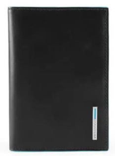 Обложка для документов мужской Piquadro Blue Square PP5256B2/N черный натур.кожа