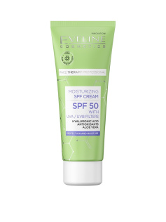 EVELINE Face Therapy Prof. Увлажняющий крем SPF50 c фильтрами UVA И UVB 30мл