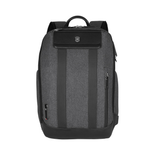 Рюкзак VICTORINOX Architecture Urban2 City Backpack 14'', серый, полиэстер / кожа, 30x19x42 см, 17 л