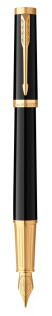 Ручка перьевая Parker "Ingenuity Black GT" перо: F, цвет чернил: blue/black, в подарочной упаковке.