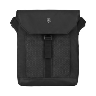 Сумка наплечная VICTORINOX Altmont Original Flapover Digital Bag, чёрная, нейлон, 26x10x30 см, 7 л