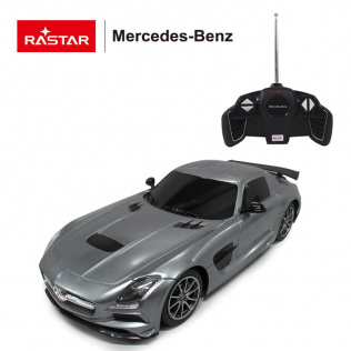 Машинка на радиоуправлении RASTAR Mercedes-Benz SLS AMG цвет серебряный, 1:18