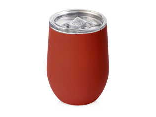 Термокружка Vacuum mug C1, soft touch, 370мл, красный