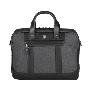 Портфель VICTORINOX Architecture Urban2 15" Briefcase 15'', серый, полиэстер / кожа, 42x13x31 см