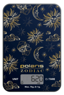 Весы кухонные PKS 0759DG Рисунок POLARIS