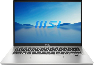 Ноутбук MSI Prestige 14 EVO B13M-635US 14", IPS, Intel Core i5 13500H 2.6ГГц, 12-ядерный, 32ГБ LPDDR5, 1ТБ SSD,  Intel Iris Xe graphics, Windows 11 Pro, серебристый [9s7-14f112-635]