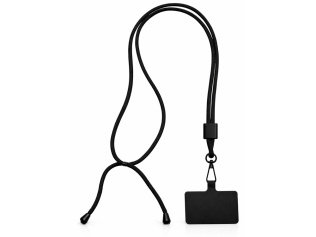 Ремешок на шею для телефона Риксо, черный