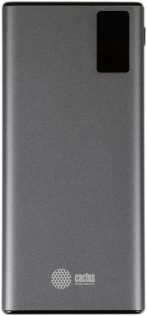 Внешний аккумулятор (Power Bank) Cactus CS-PBFSLT-10000,  10000мAч,  серый