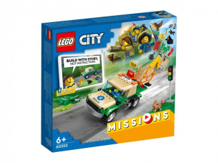 Конструктор LEGO CITY Миссия по спасению диких животных