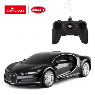 Машинка на радиоуправлении RASTAR Bugatti Chiron цвет черный, 1:24