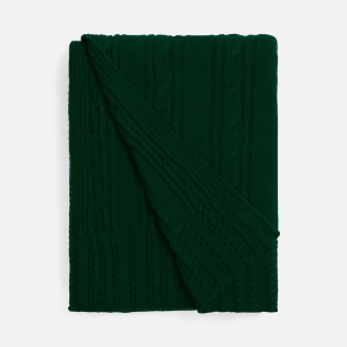 Плед Remitti, темно-зеленый (хвойный)