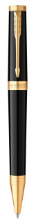 Шариковая ручка Parker "Ingenuity Black GT" стержень: M, цвет чернил: black, в подарочной упаковке.