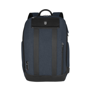 Рюкзак VICTORINOX Architecture Urban2 City Backpack 14'', синий, полиэстер / кожа, 30x19x42 см, 17 л