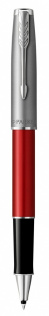 Ручка роллер Parker Sonnet T546  Red CT F черные чернила, в подарочной коробке