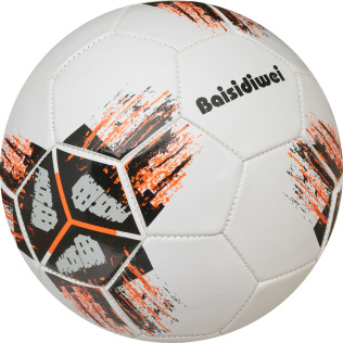 Мяч футбольный Junfa Соты белый 23 см